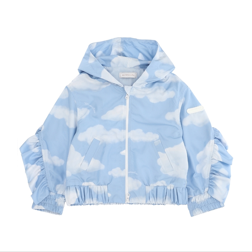 MonnaLisa Sky Blue Cloud Hoodie